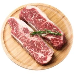 Мраморная говядина стейк Стриплойн Top Choice ~400г