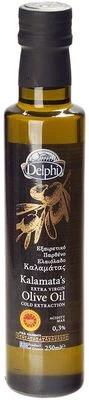 Масло оливковое нерафинированное первого холодного отжима Extra Virgin Delphi Каламата 250мл -0}