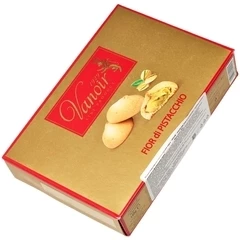 Печенье сдобное Vanoir с начинкой из фисташкового крема Италия 140г