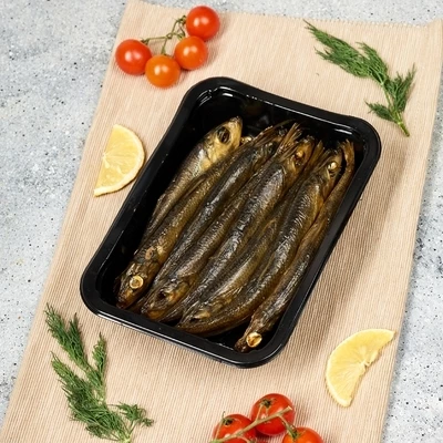 Салака тушка холодного копчения Деликатеска 300г-1}