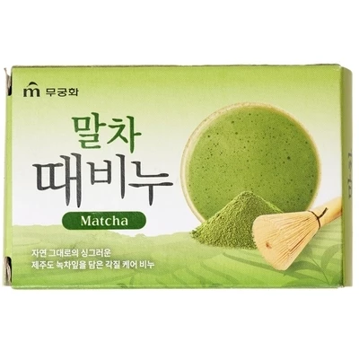 Мыло отшелушивающее и антиоксидантное для тела с экстрактом зеленого чая Корея 90г-0}