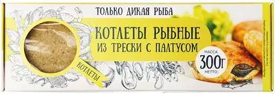 Котлеты из трески с палтусом в панировке 300г - купить в Москве по выгодной цене в интернет-магазине Деликатеска.ру