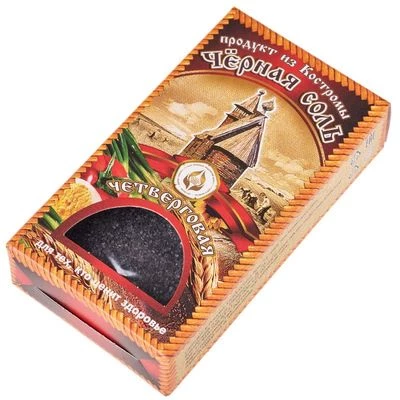 Черная соль пищевая Четверговая 100г -1}