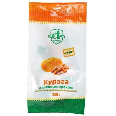 Конфеты Курага с грецким орехом Эко Фудс 250г-1}