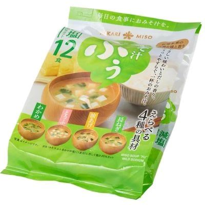 Суп-мисо Хикари с пониженным содержанием соли Ассорти Hikarimiso Япония 167.4г-1}