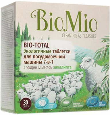 Таблетки для посудомоечной машины эвкалипт BioMio 30шт -0}