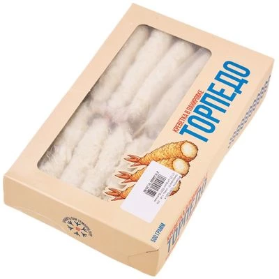 Креветки Торпедо очищенные в панировке 21/25 500г-1}