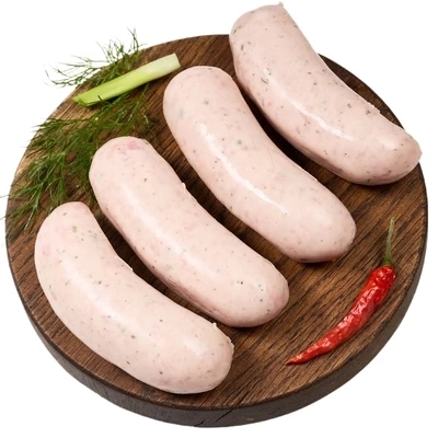 Колбаски для жарки Мюнхенские охлажденные Деликатеска ~500г-0}