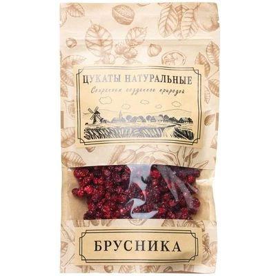 Цукаты из Брусники Деликатеска 120г-0}