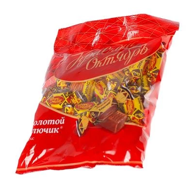 Конфеты ирис Золотой ключик Красный Октябрь 250г-1}