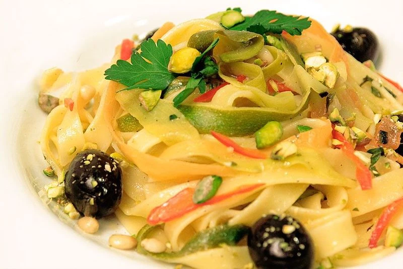 Тальятелле с овощами