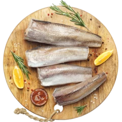 Хек потрошеный тушка без головы и хвоста ~1кг