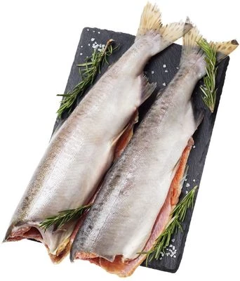 Горбуша тихоокеанская дикая потрошеная без головы ~1,2кг-0}