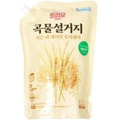 Средство для мытья посуды Трио Рисовые отруби Корея 1.2л