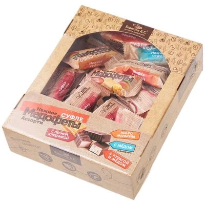 Медофеты Суфле в шоколаде Ассорти 450г-1}