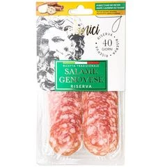 Колбаса сыровяленая Салями Дженовезе Solemici нарезка 50г