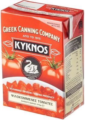 Томаты резаные в собственном соку Греция 370г-1}