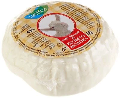 Сыр из цельного козьего молока 45% жир., ~130г -0}