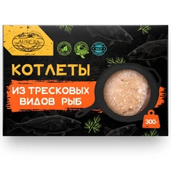 Котлеты из тресковых видов рыб 300г