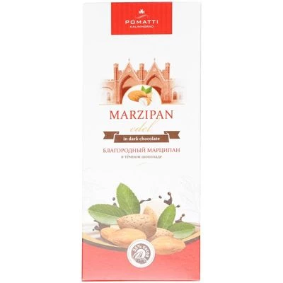 Конфеты Благородный марципан в темном шоколаде 85г-0}