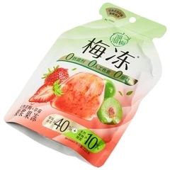 Конжаковое Желе Liuliumei Зеленая слива и клубника Китай 120г