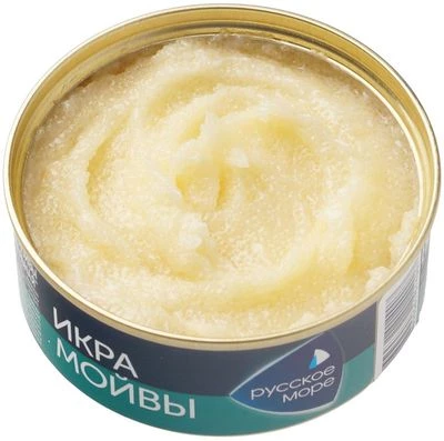 Икра мойвы Люкс оригинальная деликатесная Русское море 100г-1}
