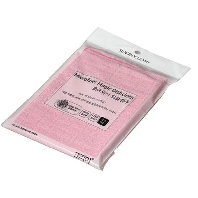 Тряпка мягкая из микрофибры с жаккардовым плетением 1шт-1}