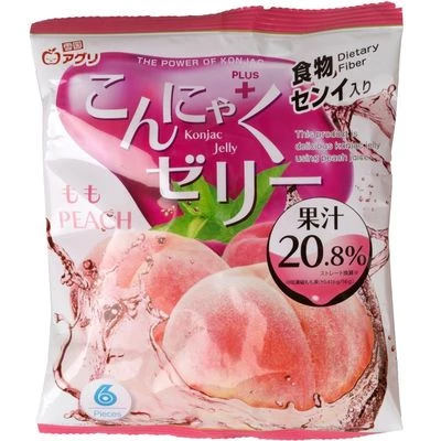 Десерт Конняку желе со вкусом персика Япония 96г -0}