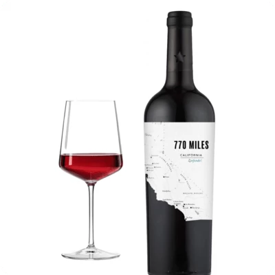 Бокал вина770 Miles Zinfandel красное сухое США 150мл-0}