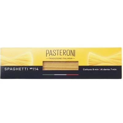 Паста Спагетти №114 Pasteroni Tradizione Italiana 450г-0}