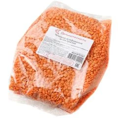 Чечевица красная целая шлифованная Деликатеска 500г