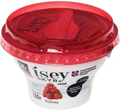 Исландский Скир с клубникой 1,2% жир., 150г-0}