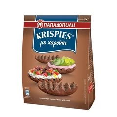 Сухари Krispies с кэробом Papadopoulos Греция 200г