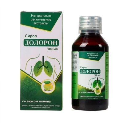 Сироп от кашля Долорон со вкусом лимона 100мл-0}