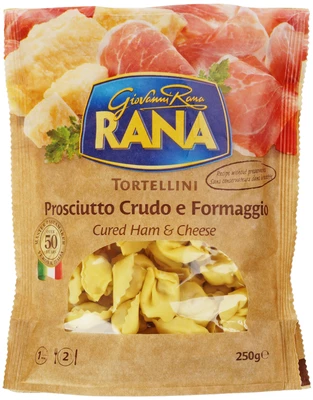 Тортеллини с сыровяленой ветчиной и сыром 250г-0}