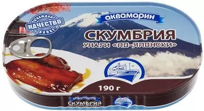 Скумбрия филе в соусе унаги по-японски 190г - купить в Москве по ...