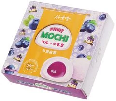 Японское рисовое пирожное Моти с голубикой 140г