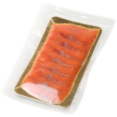 Кета холодного копчения ломтики Деликатеска 150г-1}