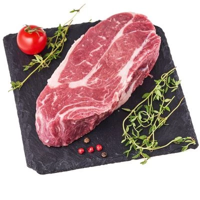 Стейк из мраморной говядины Чак Ай Ролл халяль Деликатеска ~250г-1}