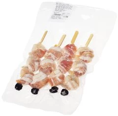 Шашлык из креветок в беконе 300г