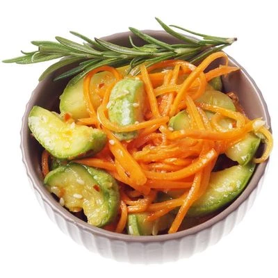 Кабачки маринованные с морковью по-корейски Деликатеска 300г-0}