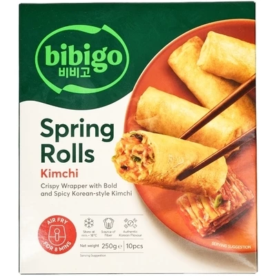 Спринг-роллы с кимчи Bibigo Вьетнам 250г-0}