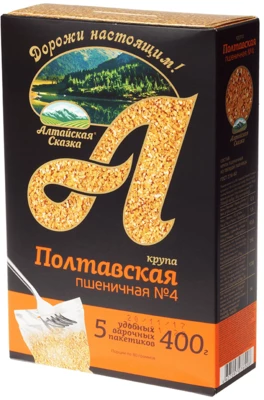 Крупа пшеничная Полтавская №4 400г-1}