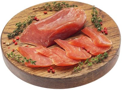 Колбаса сыровяленая Люкс из птицы Деликатеска ~150г-0}