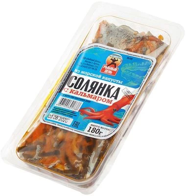 Солянка с кальмаром  из морской капусты 180г-1}