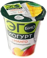 Био-йогурт Эго с манго термостатный 2.6% жир. 300г РАСПРОДАЖА