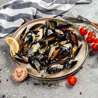 Мидии в соусе Блю-Чиз от Шефа 500г -0}