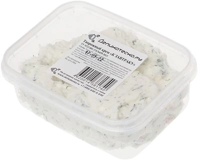 Крем творожный с чесноком и зеленью 200г-1}