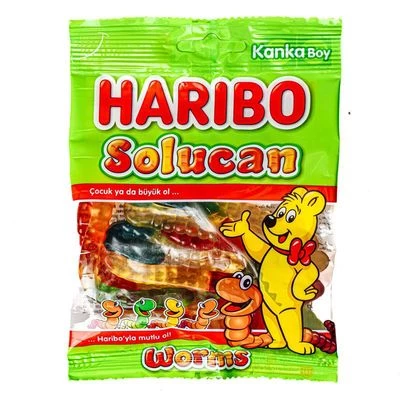 Мармелад жевательный Haribo Worms Турция 80г-0}