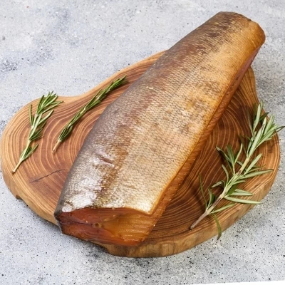 Кета без головы спинка холодного копчения ~1.6кг-1}